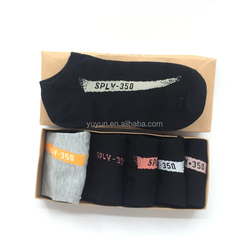 Popular High Quality Yeezy 350 V2 6 Colors 100 Pure Cotton Socks Buy