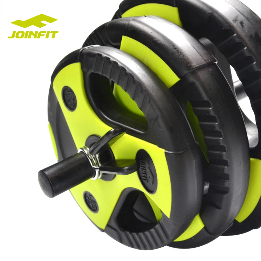 joinfit 家庭健身房混凝土举重杠铃,重量设置,20千克