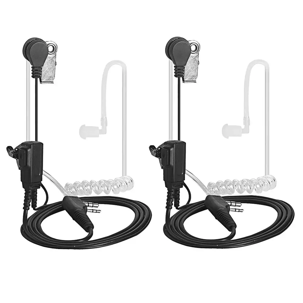 

Acoustic Tube Earpiece 3.5mm 2 Pin PTT Two Way Radio walkie talkie Headset