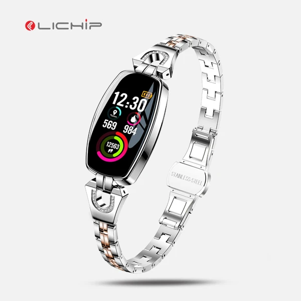 

LICHIP L278 lady sports stylish delicate gold fashion jewelry golden female hand bracelet woman watch wristwatch for women girl