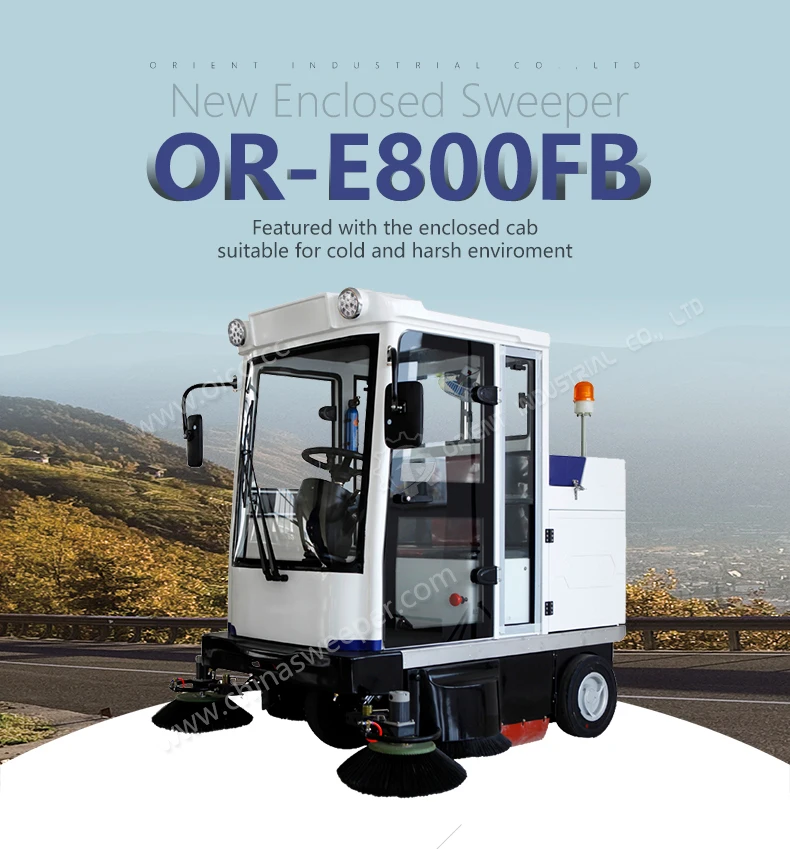 E800fb Pavement Cleaning Equipment Wet Cleaning Equipment Parking Lot