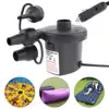 Portable 12V Car Air Compressor pump Tyre Tire Inflator Pump with 3 Nozzle Cigarette Lighter for Air Bed Boat Mattress