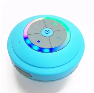 2019 cheap best selling waterproof suction cup speaker with LED light