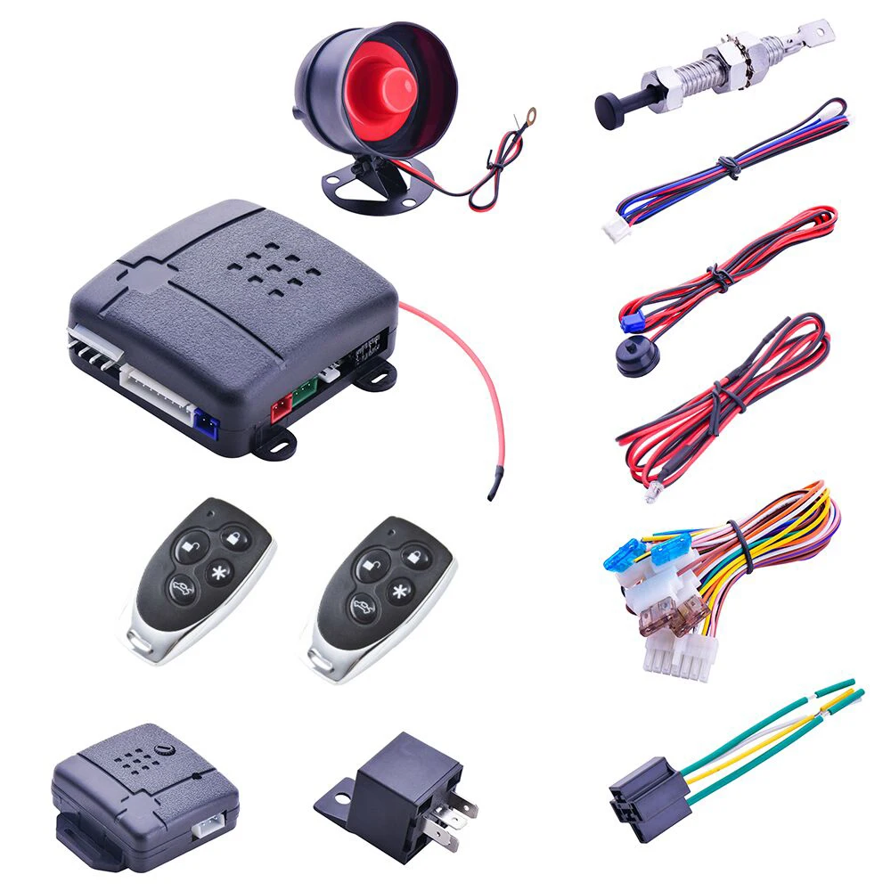 Ca1001 Universal Car Alarm Systems Learning Code Auto Car Alarm System