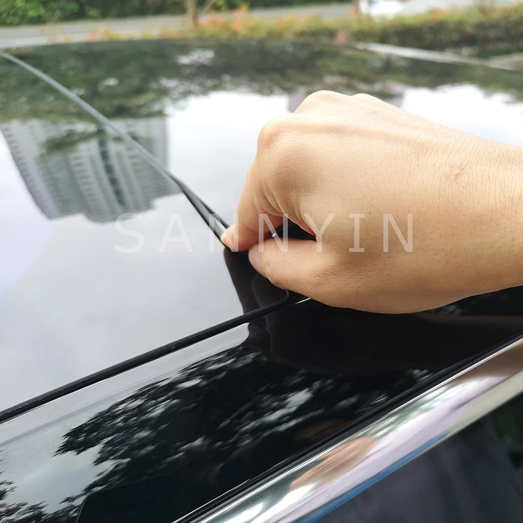 Sunroof Seal for Tesla Model 3, 100% Silicone Rubber, Wind Noise Reduction, Dustproof