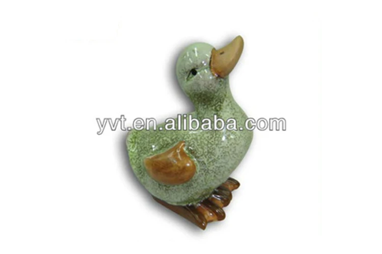 ceramic duck statue