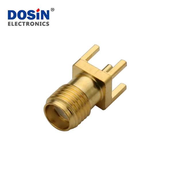 Bu-sma-v Female Sma Connector Straight Gold Plated Micro-fit Female Sma ...