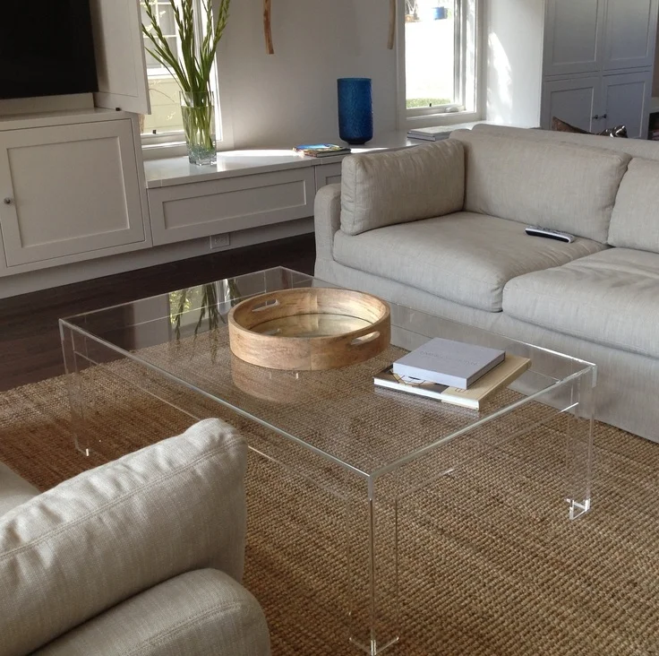 Modern Acrylic Coffee Table Tea Table Office And Living Room