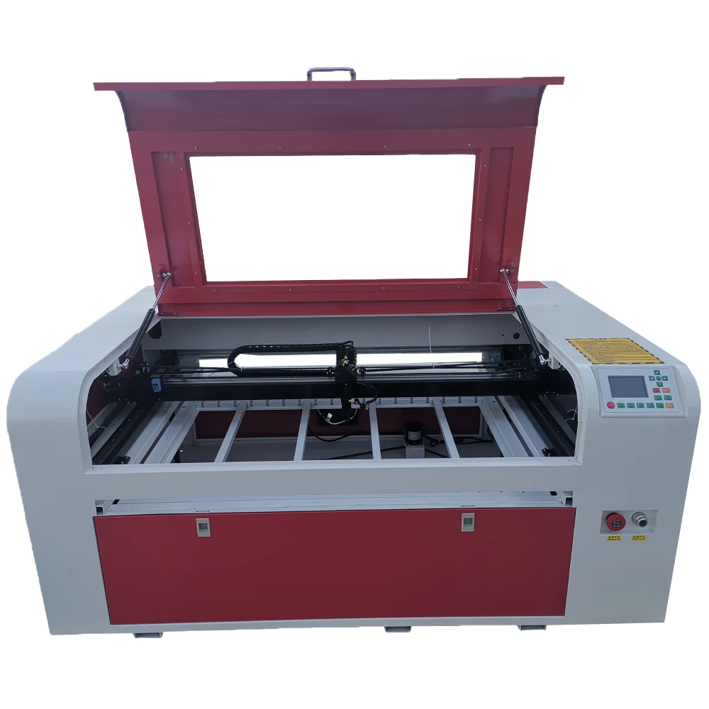 co2 laser cutting machine 1080 80w RUIDA control mdf laser cutting machine 3d crystal laser engraving machine