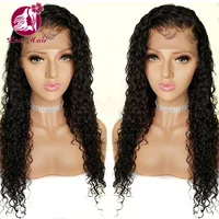 

150% 360 Lace Frontal Wig Brazilian Remy Curly Wigs Full Lace Front Human Hair Wigs For Black Women PrePlucked With Baby Hair