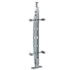 SS porch railing prima construction stainless steel glass railing post / concrete baluster for stairs balustrades