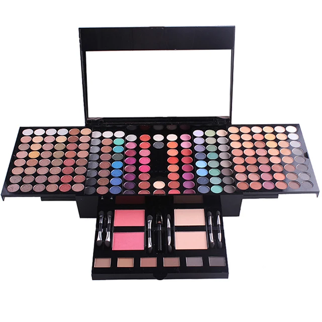 

2019 Private Label Shimmer Matte 180 Color Eyeshadow Palette With Custom Eyeshadow Palette Packaging