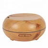 Exquisite Design Aromatherapy Diffuser Drum Shaped Medium Capacity Cool Mist Maker Wood Grain Essential Oil Diffuser