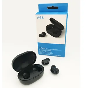 A6S Mini Wireless Ear Bluetooth Earbuds Microphone