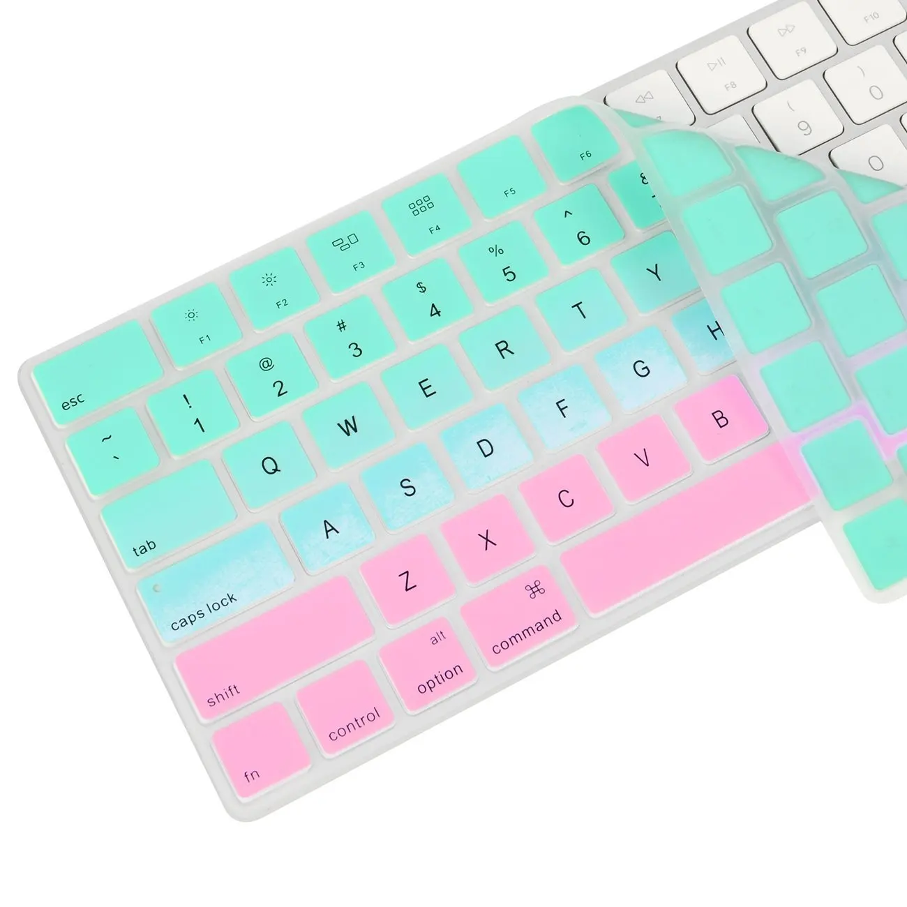 Hot sale hrh chinese function key keyboard skin protector for mac