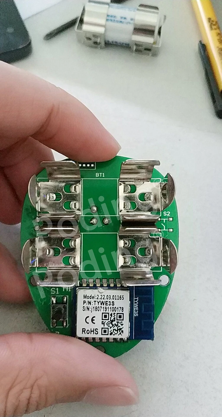 Custom Flat Metal Spring Clips 18650 Battery Clip Cr123a Battery