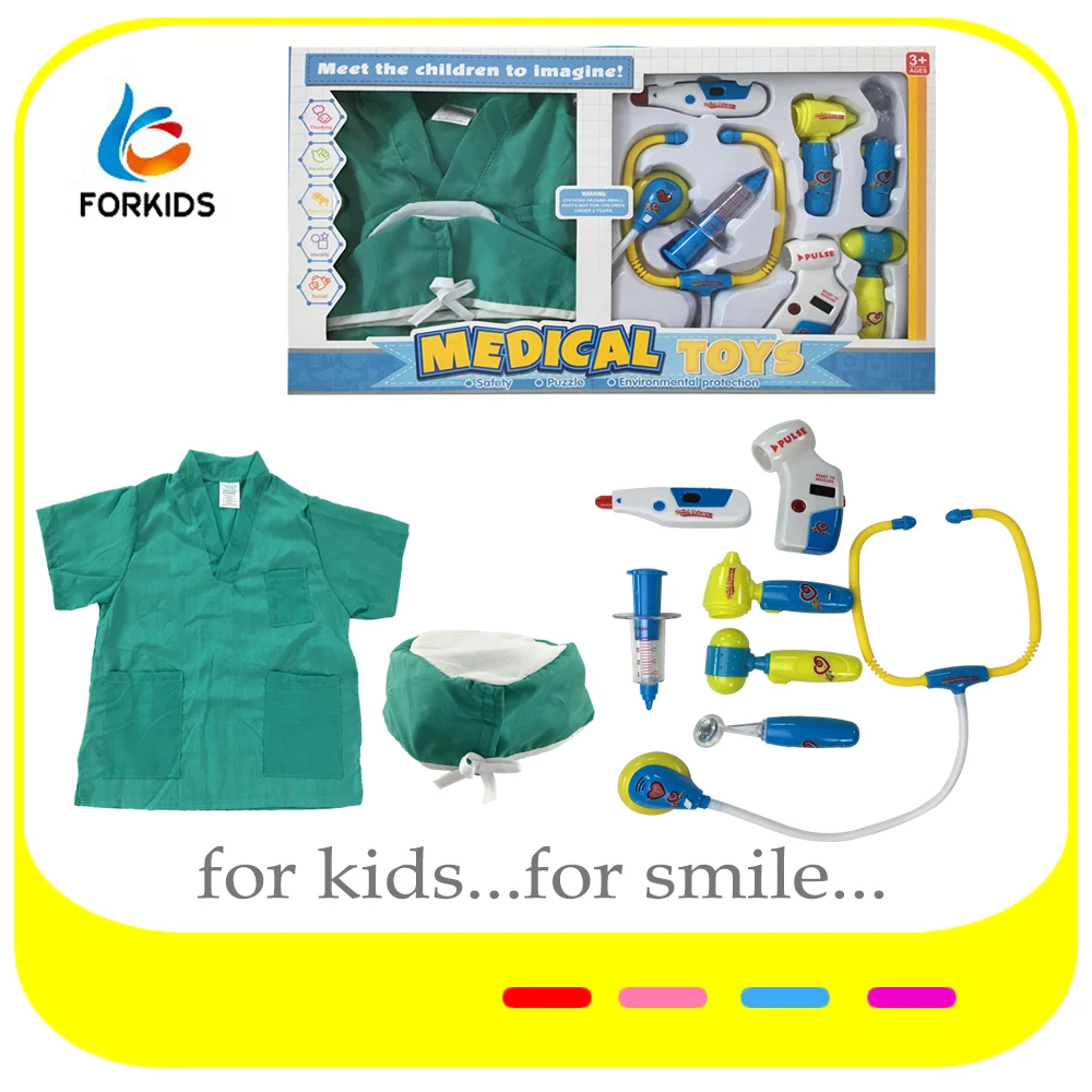 
Deluxe kids doctor toys hospital play set,pretend and dress up role play doctor cosplay set 