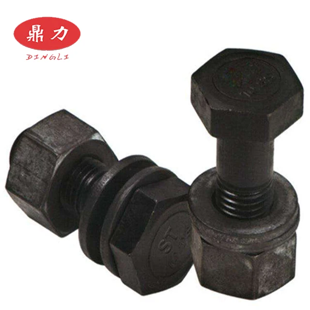 
Carbon steel 8.8/10.9/12.9 Black finnished/HDG Hex head bolt for steel strcyural 