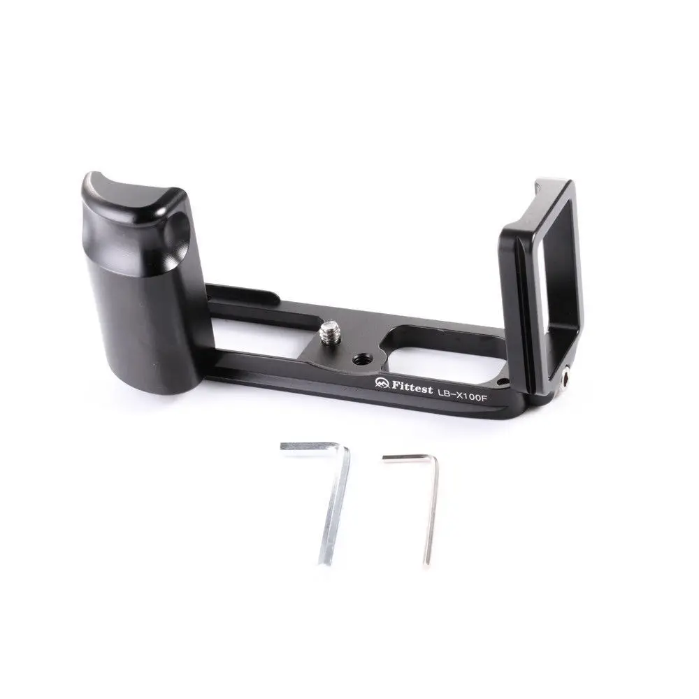 

QR Vertical L Bracket Plate Holder for Fuji Fujifilm X100F Camera ARCA Tripod