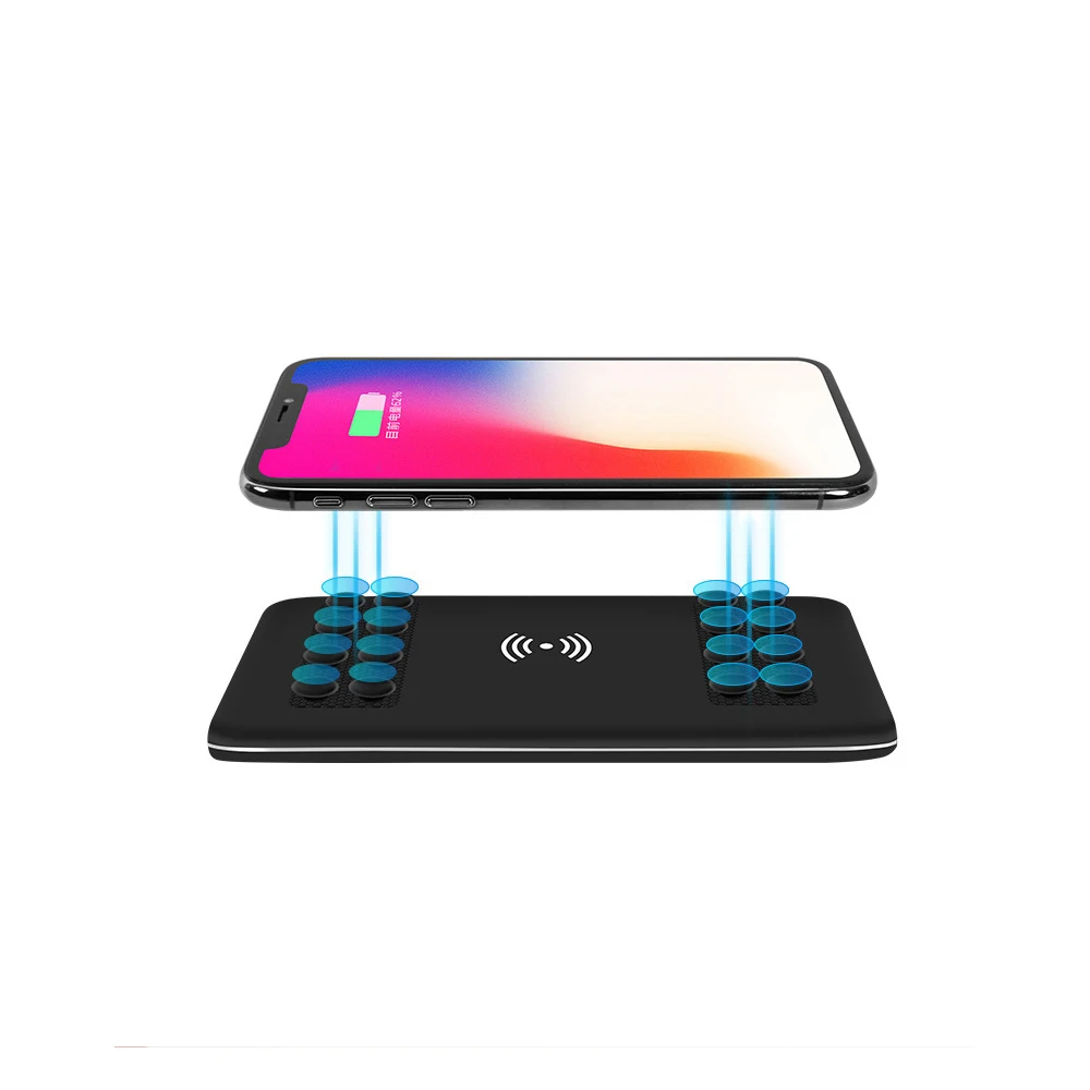 

wholesale 8000mah mobile phone USB portable sucked qi wireless fast charger power bank
