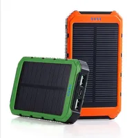 

Multi-color Portable Mini Charger Travel Dual USB Port 3000Mah Custom Slim Solar Power Bank