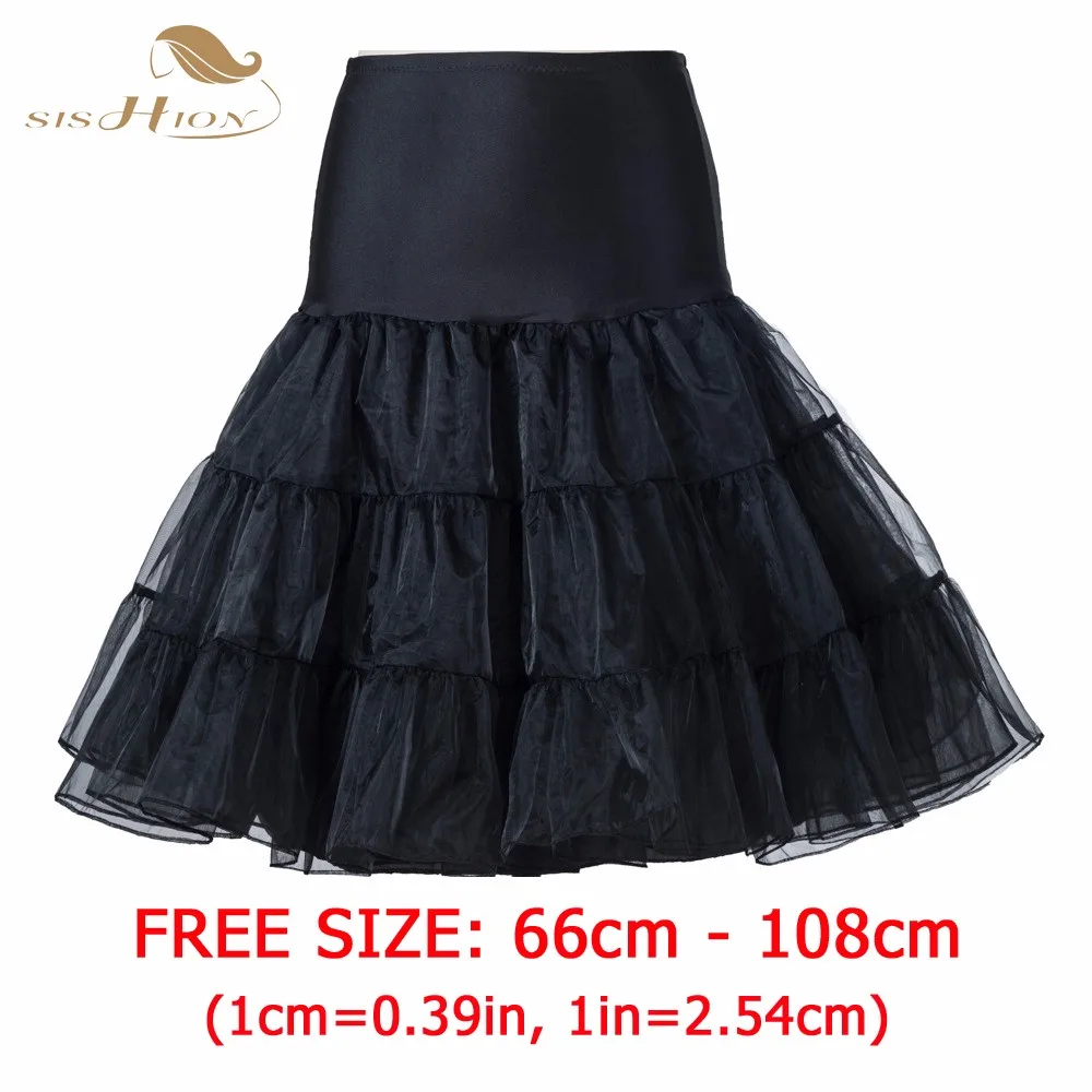 Tutu Skirt Rockabilly Petticoat Underskirt Fluffy Pettiskirt for ...