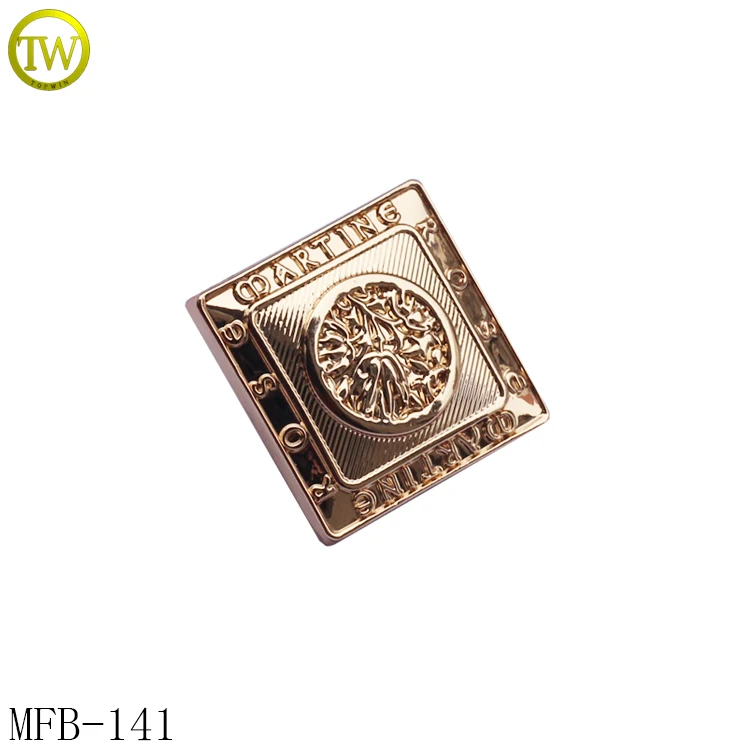 Custom Any Color Rim Embossed Logo Shank Jeans Button Metal Clothing