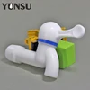 Good quality pp abs ceramic core plastic water tap laundry faucets basin mixer taps