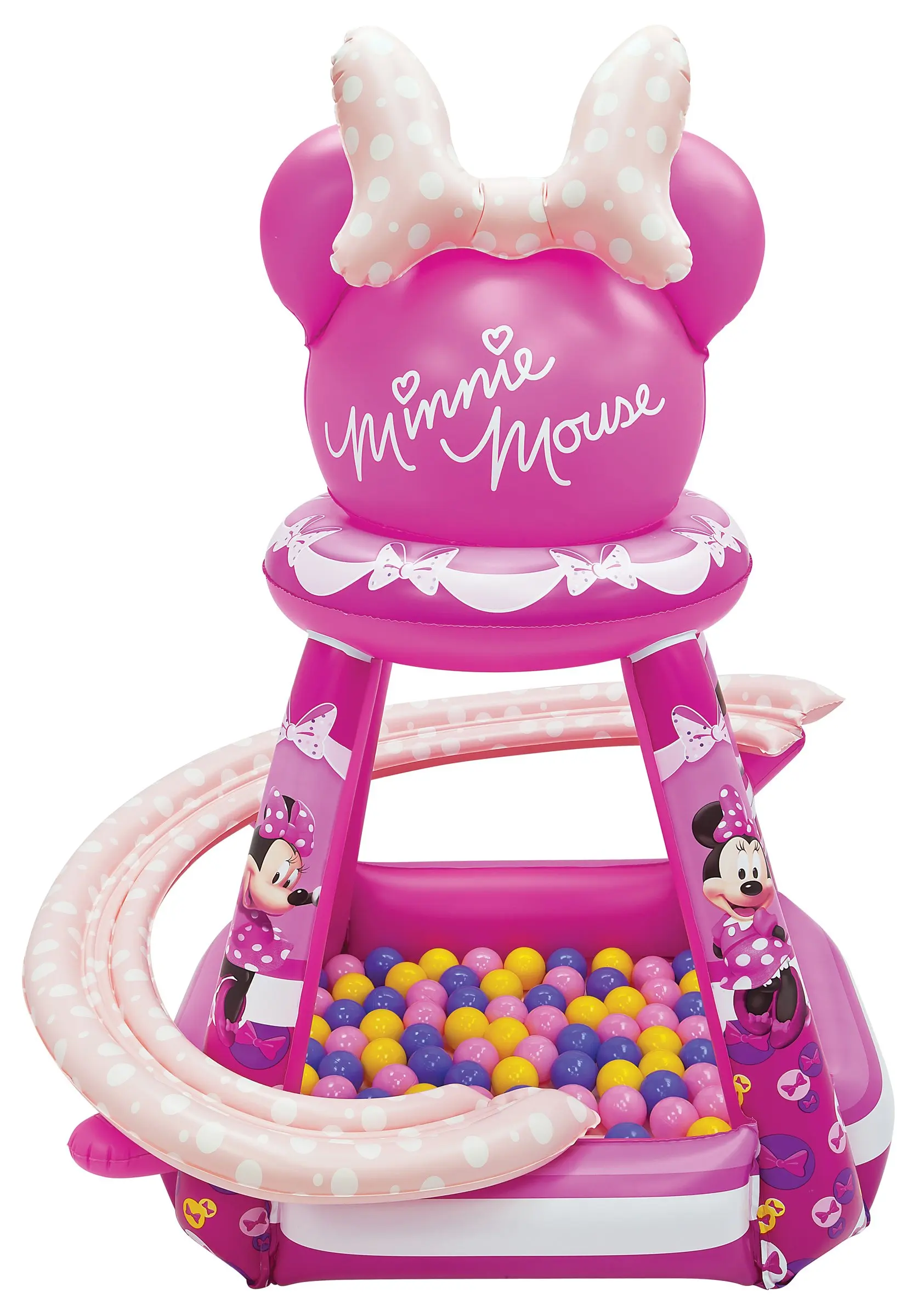 minnie mouse ball pit with slide