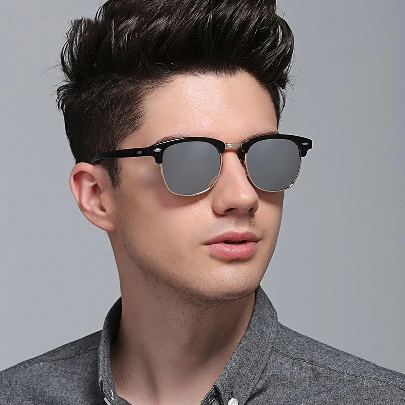 

Vintage Classic Polarized Women Men Sun Glasses Fashion Unisex UV400 Rivet Driving Sunglasses Zonnebril Heren