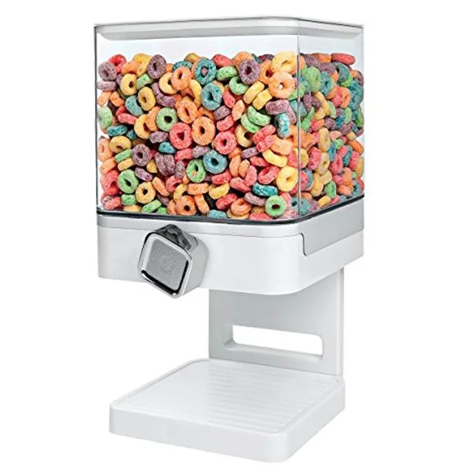 plastic single dry food dispenser