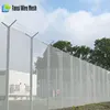 mesh opening 1/2''x3''(12.7x76.2mm)2.1m height 2.5m width no toe or finger holds Boundary security fence(for South Africa market