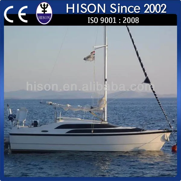 
China manufacturing Hison 26ft personal sailing yacht china 