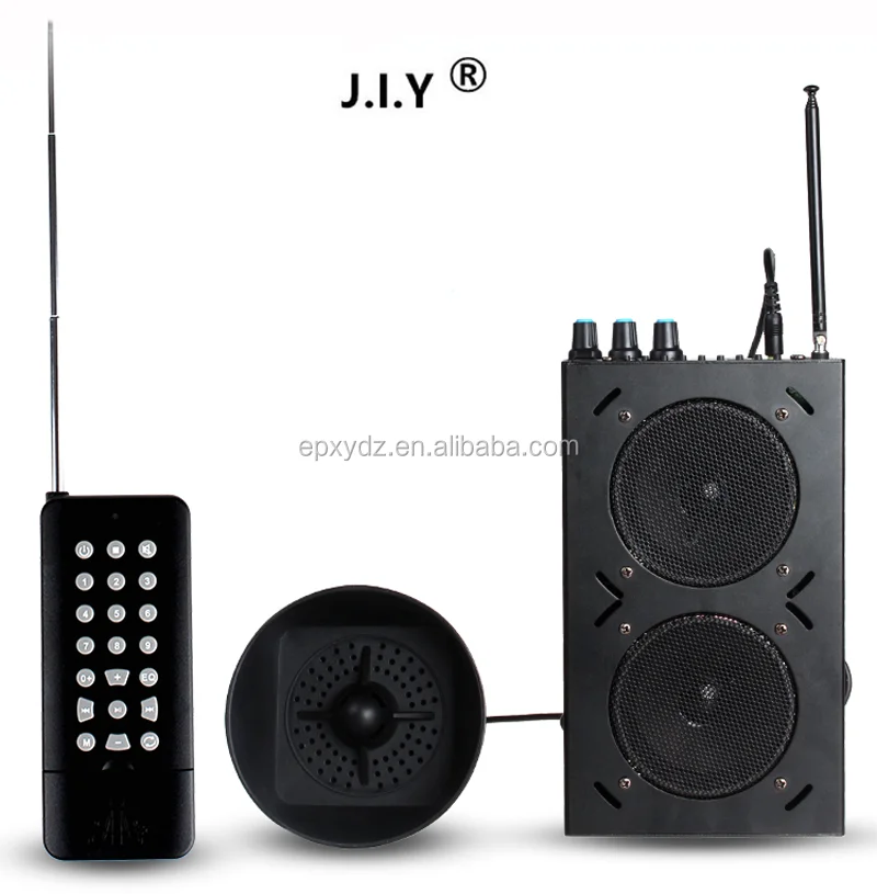 J.I.Y Q15 Digital bird caller speaker amplifier mp3 player with remote control system for hunting