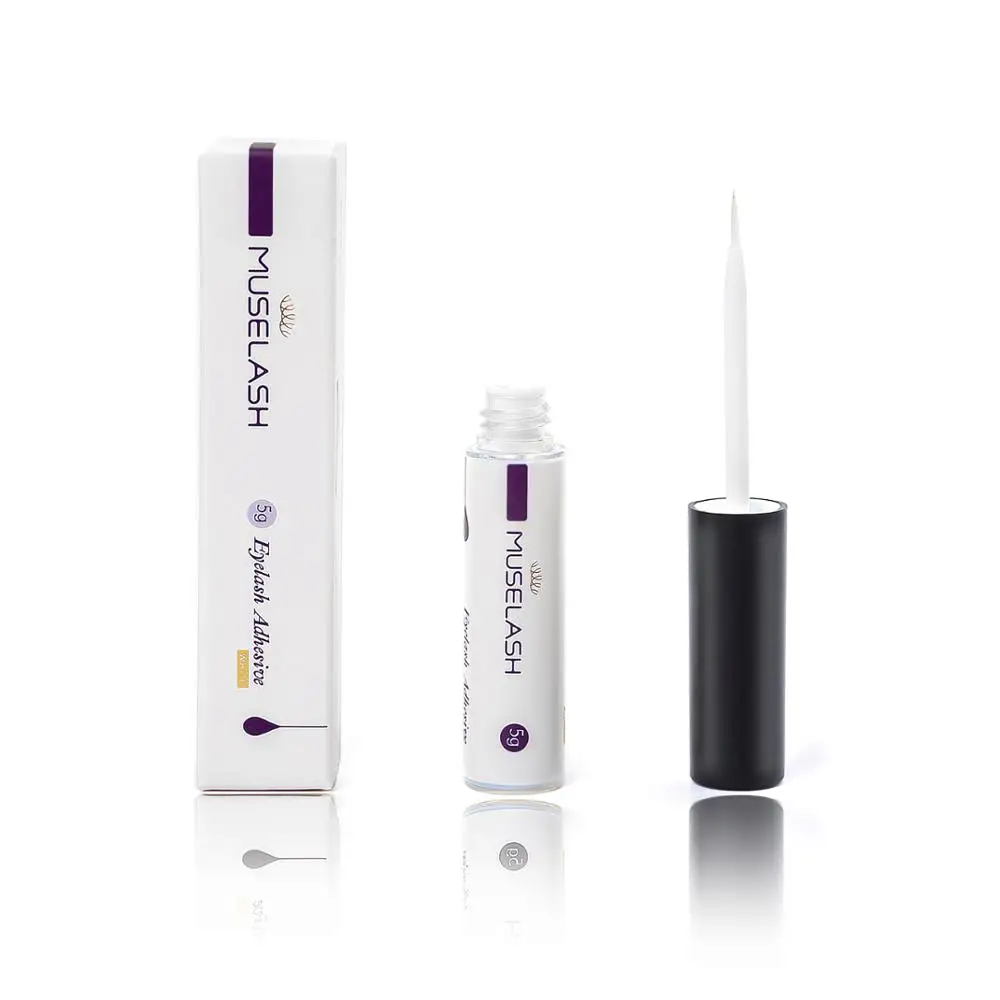 

Private label eyelash adhesive korea glue with high quality, White