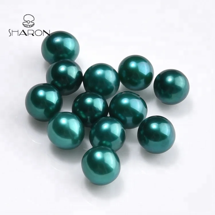 

2018 Christmas Color Forest Natural Cultured Freshwater Round Loose Pearl