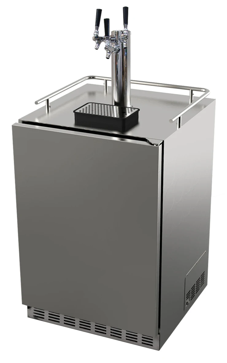 Outdoor Full Size Kegerator Beer Dispenser Cooler Ice Box Chiller