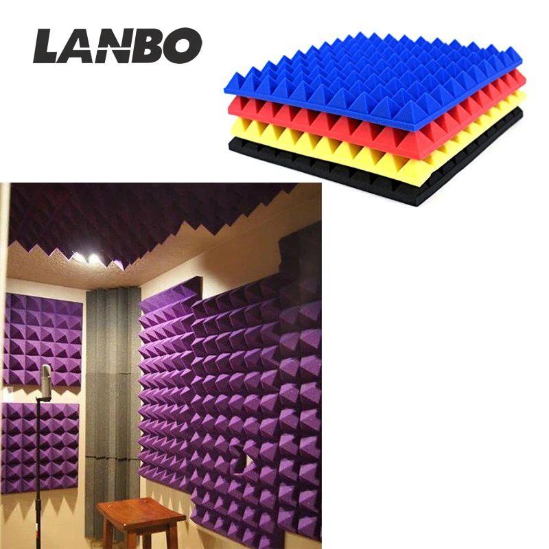 
China Wholesale Sound Absorbing Acoustic Foam Panels with wedge/egg/pyramid shape 