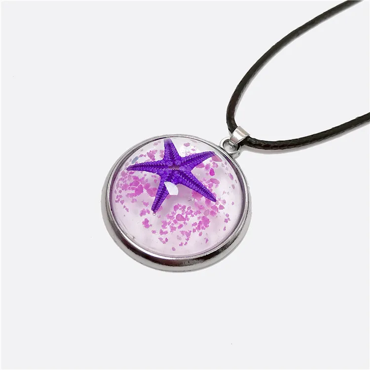 

Glow In The Dark Star Necklace Galaxy Planet Resin Cabochon Pendant Necklace Chain Boho Luminous Jewelry Women Gift Dropshipping