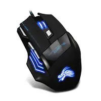 

2018 NEW Professional Wired Gaming Mouse 7 Buttons Adjustable 5500DPI USB Cable LED Optical Gamer Mouse for PC Computer Laptop