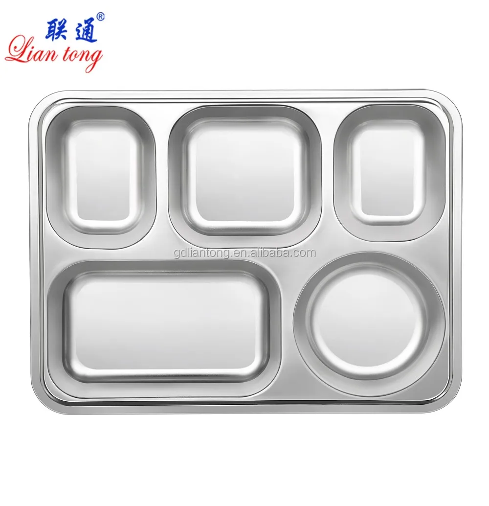 5 cm Tray Bowl Container AISI 304 Steel inoxper Food 53x32x h6 