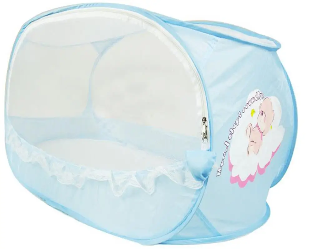 Москитная сетка для детской кроватки раскладушка l розовый младенческая одной двери для детской кроватки