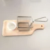Mini French Fry basket with wooden tray and sauce cup JS-E035