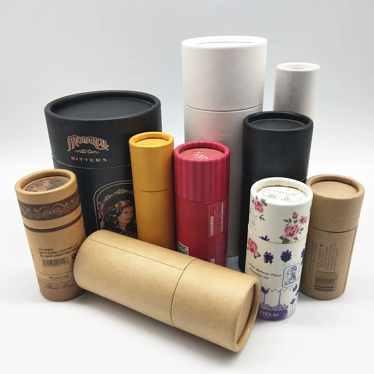 customization paper tube eco friendly cosmetic packaging,paper tube