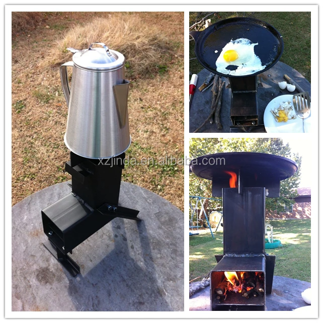 Portable Rocket Stove With Removable Top Camping Stove Wood Stove Buy