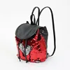 Good value daily use travel bag reversible sequin backpack for personal item