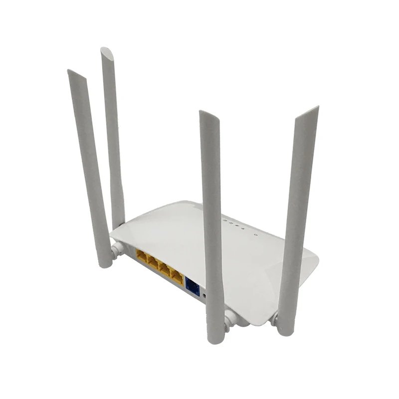 

802.11b/g/n network protocol 192.168.1.1 WEP encryption mode 4 port wireless cable net wifi router for shop