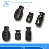 elastic cordlock garment cordlock with spring plastic toggle