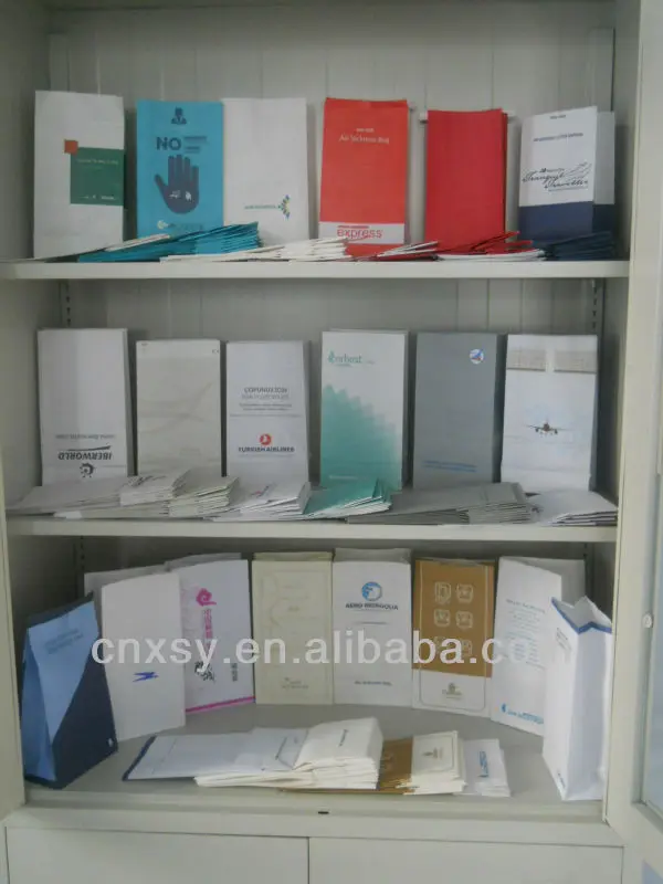 Air Sickness Bag,Airplane Sick Bag For Japan,Airlines Paper Bag For