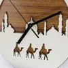 Multi-function Wooden Desk wall Clock